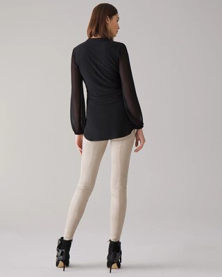 Vegan Suede WHBM® Runway Legging