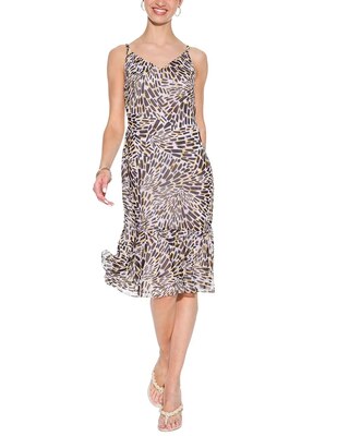 Outlet WHBM Tiered Midi Dress