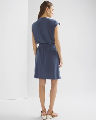 Tie-Shoulder Mini Dress