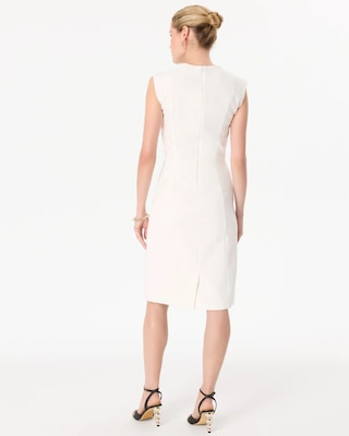 Square Neck Sheath Dress click to view larger image.