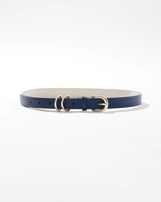 Round Buckle Pant Belt