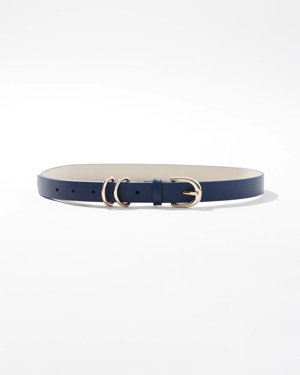 Round Buckle Pant Belt