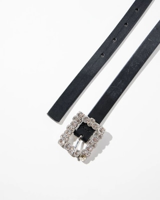 Crystal Buckle Pant Belt