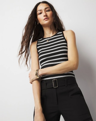 WHBM FORME™ Ribbed Stretch Tank