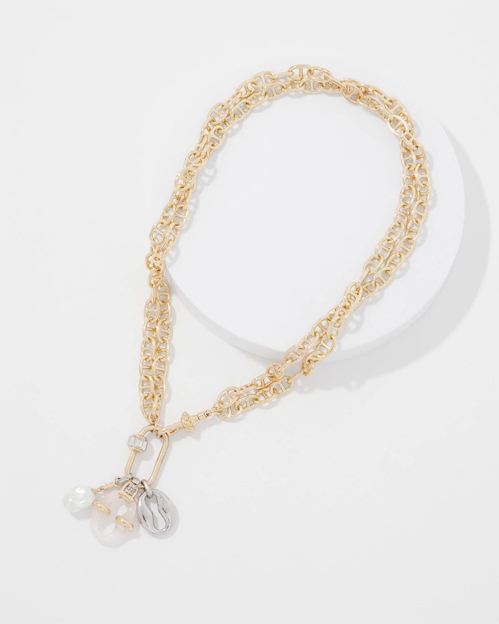 Convertible Mariner Links Charm Necklace click to view larger image.