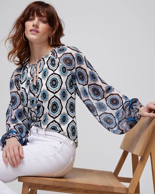Matte Jersey Woven Sleeve Top