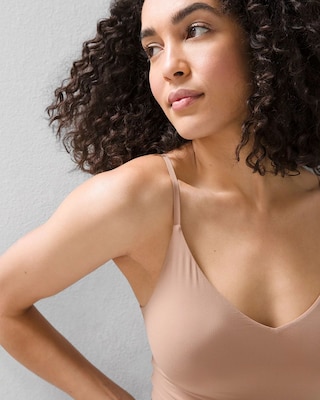 WHBM FORME™ All Ways Stretch V-Neck Cami Slip click to view larger image.