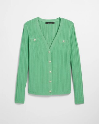 Long Sleeve Snap Front Cardigan