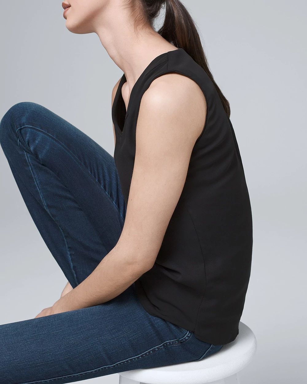 Pleat-Front Shell