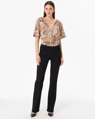Mid-Rise Bootcut Jeans