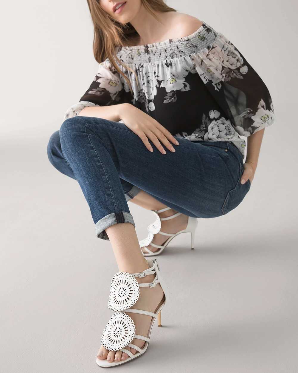 White house black market strappy sandals hotsell
