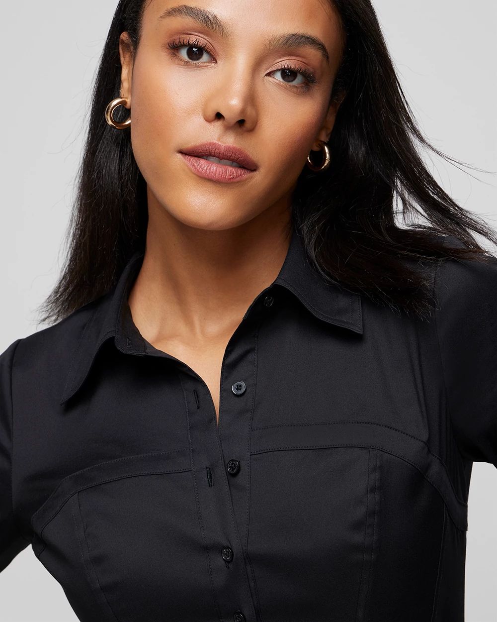 Corset Poplin Shirt