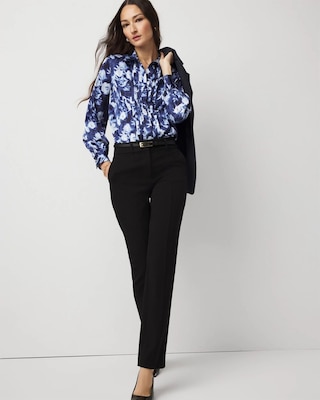 Pintuck Satin Shirt click to view larger image.