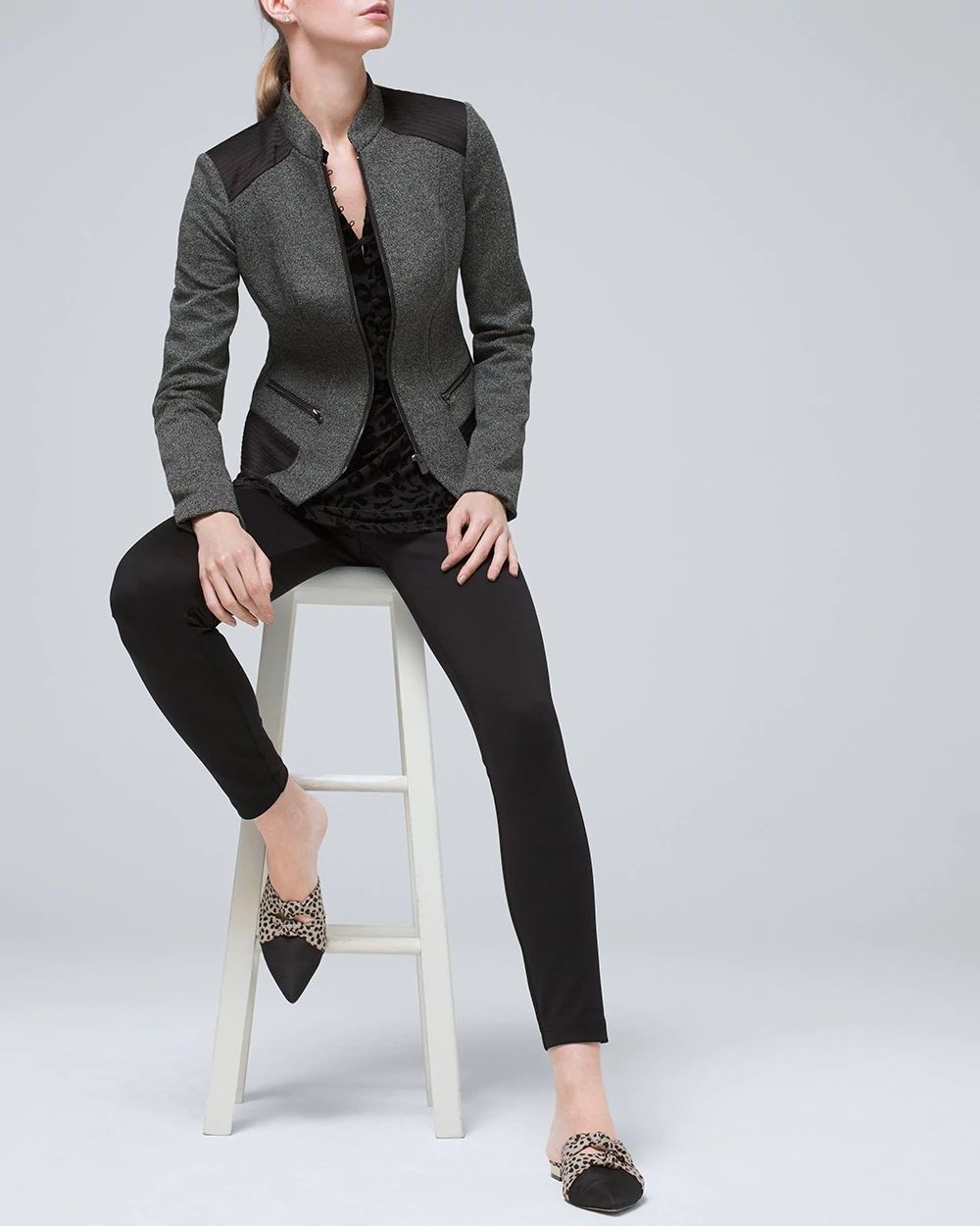 Scuba Knit WHBM Runway Leggings