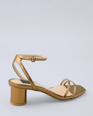 Bronze Strappy Sandal