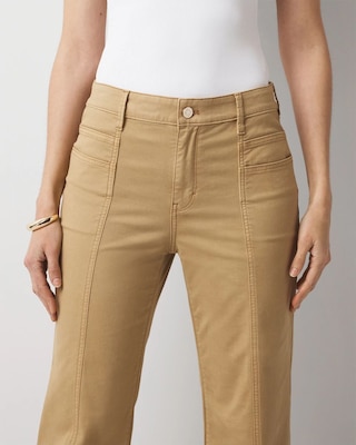 High-Rise Pret Double Pocket Wide-Leg Pant click to view larger image.