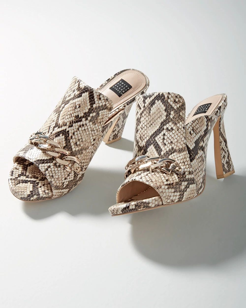 Python High-Heel Mule