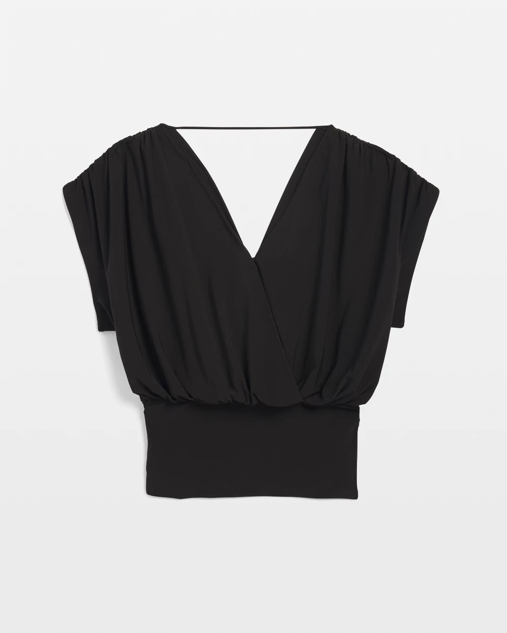 Matte Jersey Banded Bottom Top