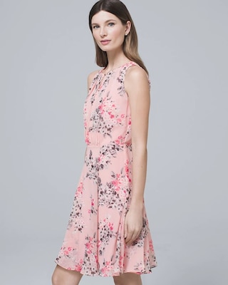 Floral Soft A-Line Dress click to view larger image.