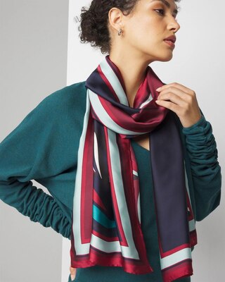 Oblong Satin Scarf