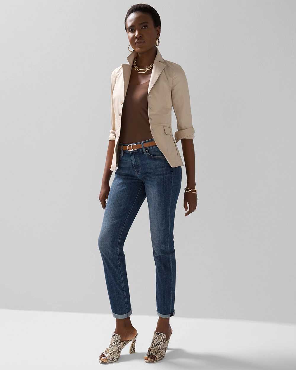 White house black market shop girlfriend jeans