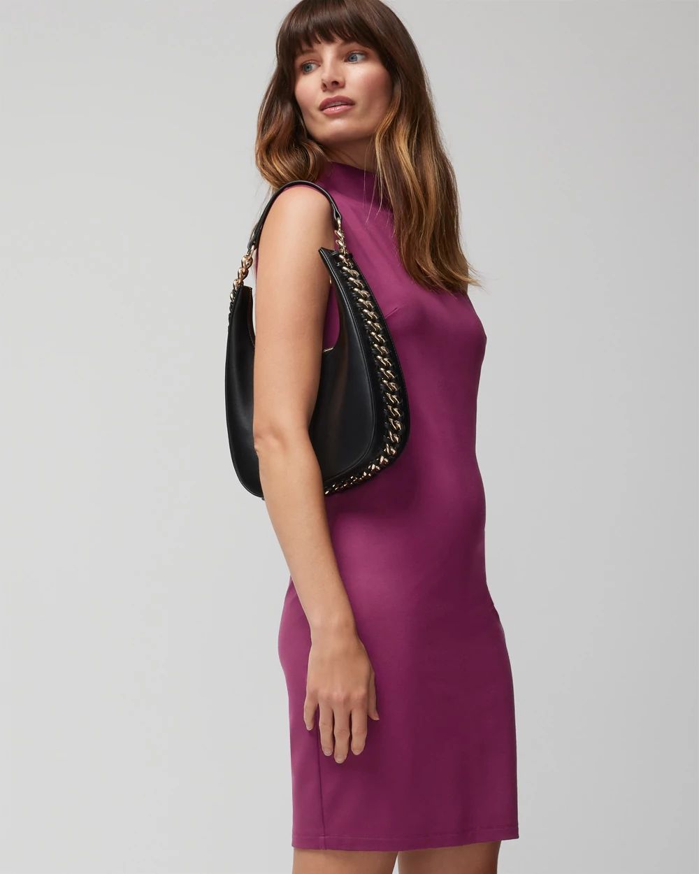 WHBM® AURA Sleeveless Sculpting Sheath Dress