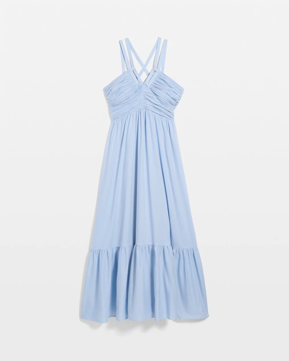 Halter Cotton Maxi Dress