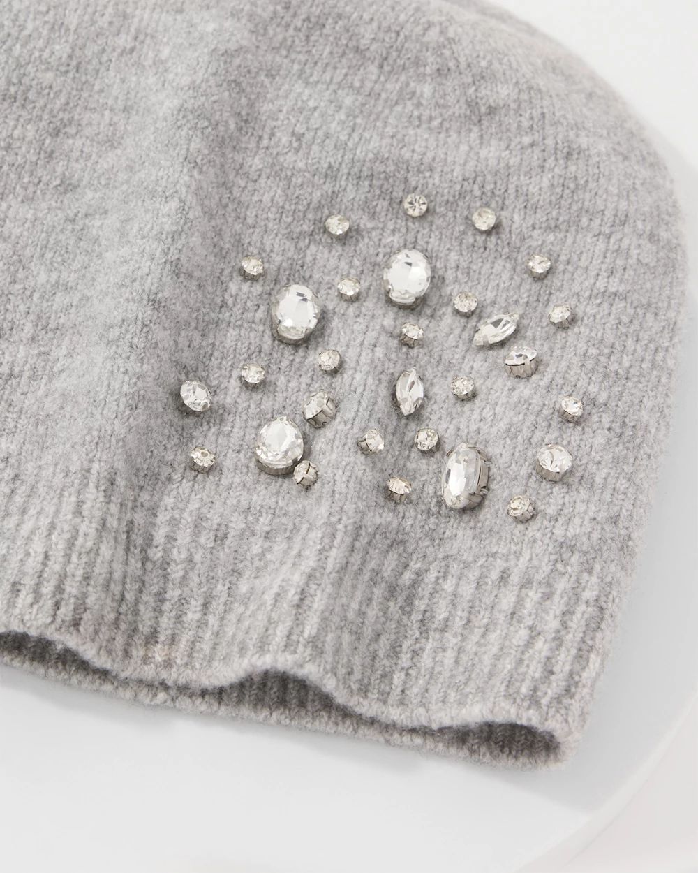 Rhinestone Beanie Hat