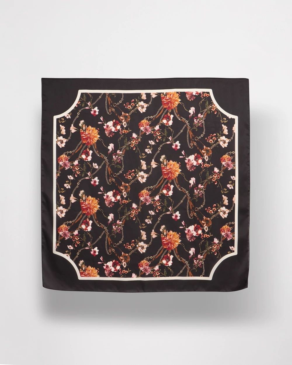 Floral Square Scarf click to view larger image.