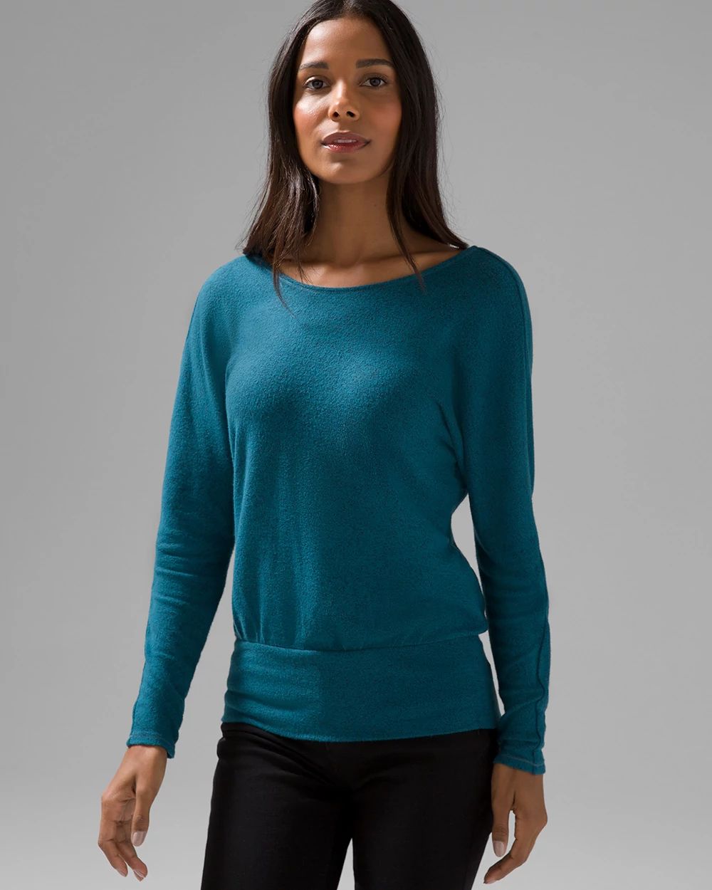 Cozy Knit Twist Back Sweater