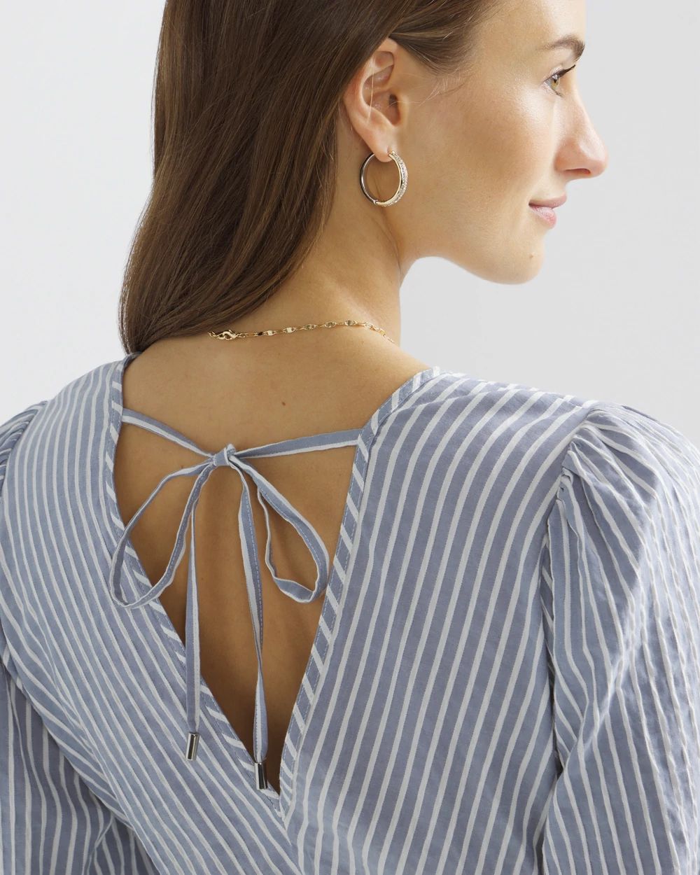 Cinched Blouson Top