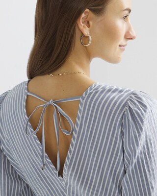 Cinched Blouson Top