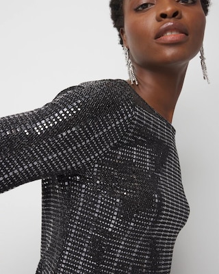 Mirrored Crewneck Top click to view larger image.
