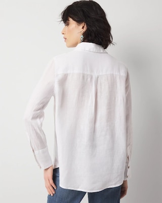 Linen Button-Down Shirt click to view larger image.