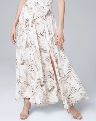 FLORAL ICONIC MAXI SKIRT