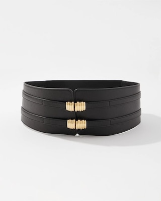 Sculptural Wide Waist Belt click to view larger image.
