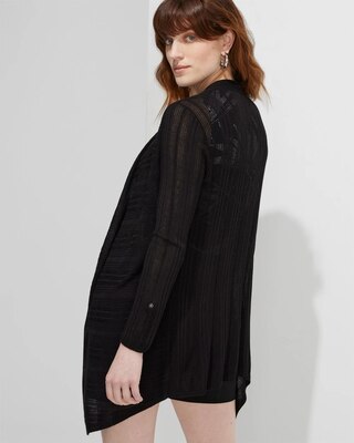 Outlet WHBM 3/4-Sleeve Airy Cascade Cardi