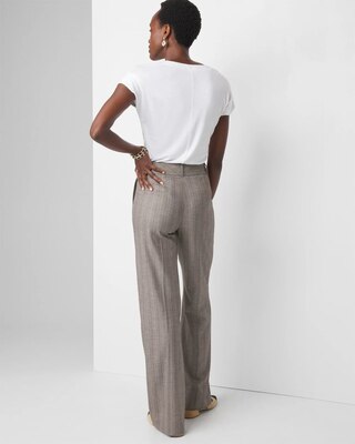 WHBM® Petite Luna Wide Leg Pinstripe Trousers click to view larger image.