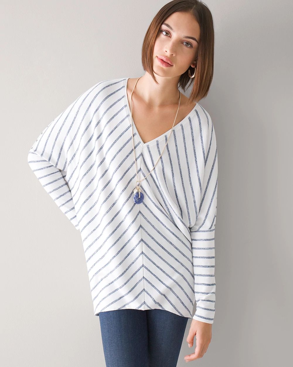 Stretch Knit Dolman Tunic click to view larger image.