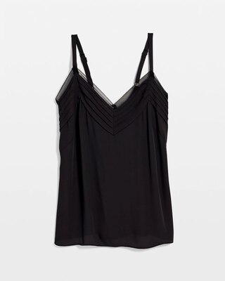 Pintuck Crepe Tank click to view larger image.