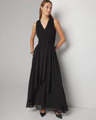 Pleated Maxi Dress