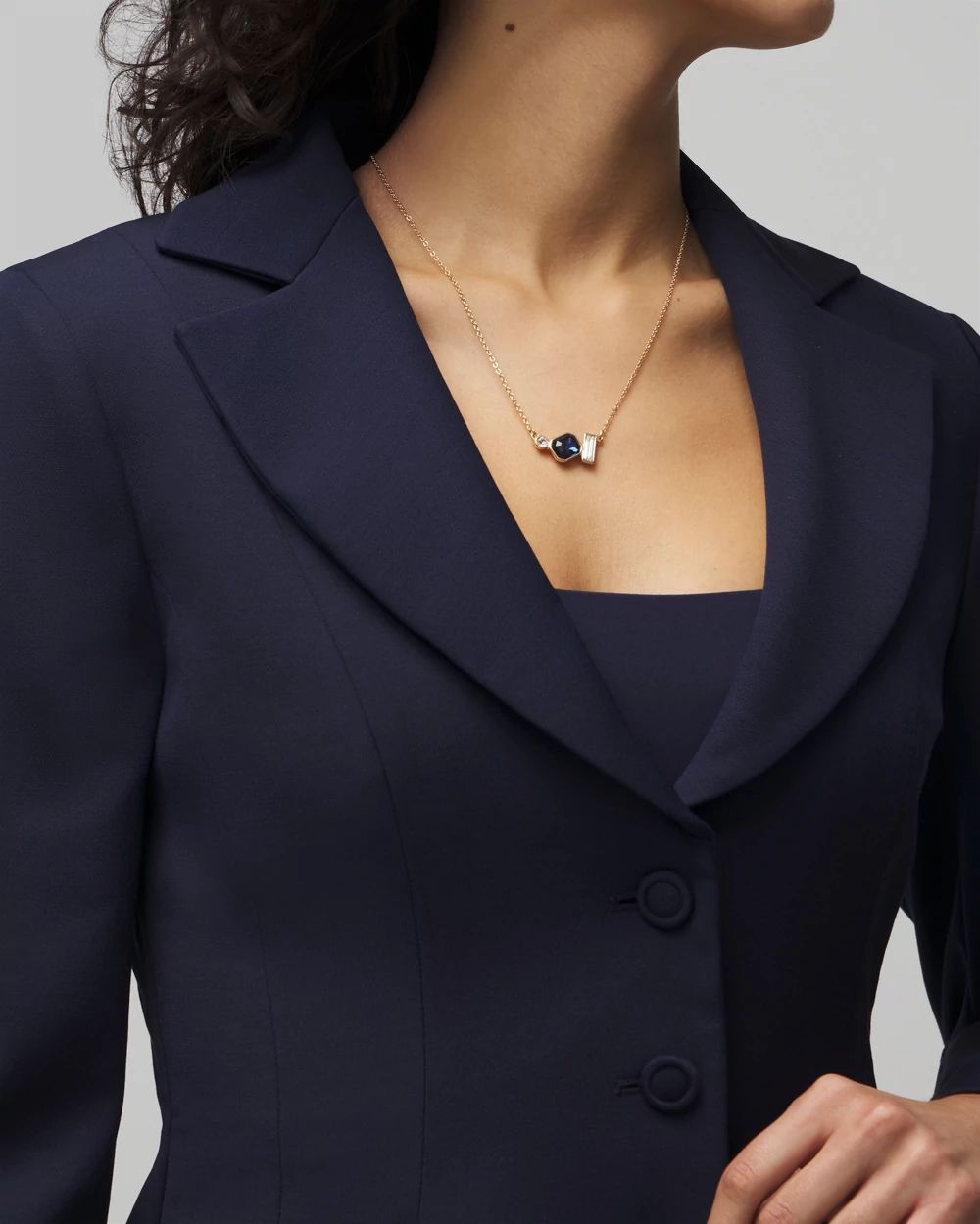 WHBM® Petite 3-Button Signature Blazer click to view larger image.