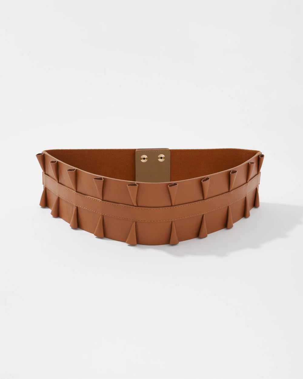 Pleated Wide Waist Belt click to view larger image.