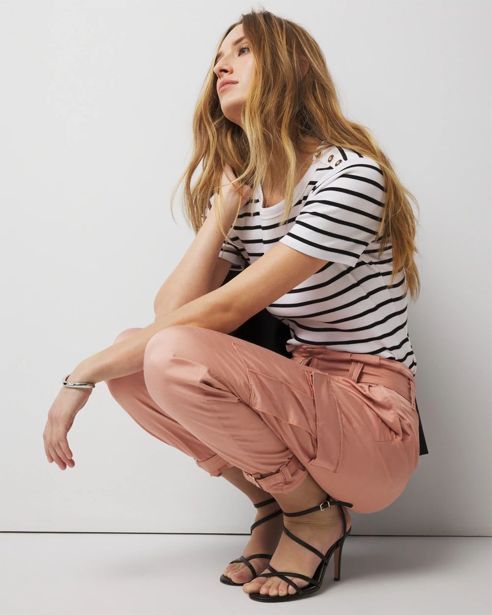 Extra High-Rise Pret Cargo Tapered Ankle Pant click to view larger image.