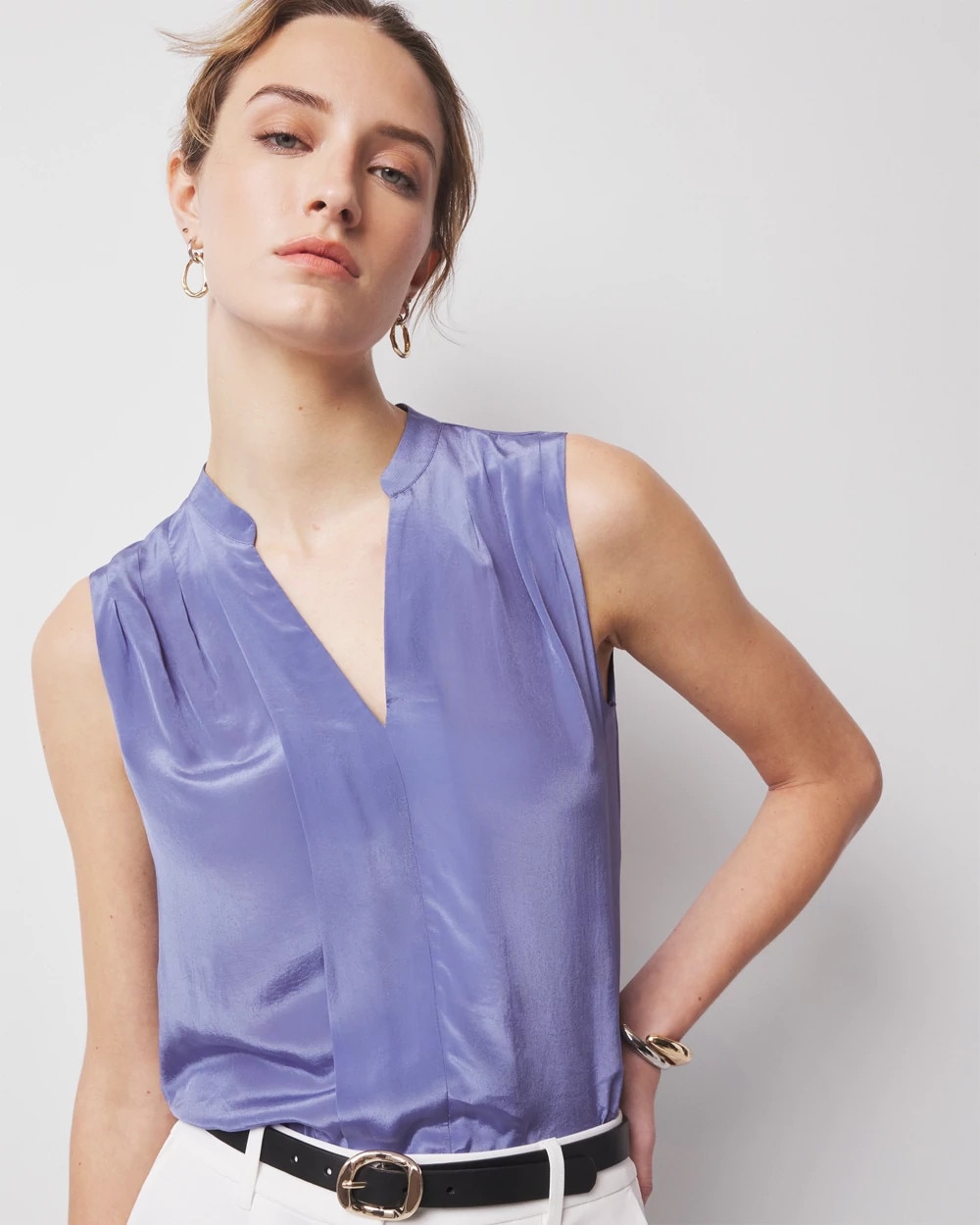 Petite Pleated Shell - image 1