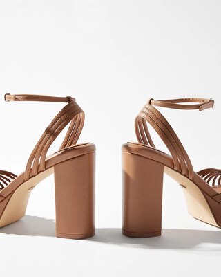 Knotted Platform Sandal