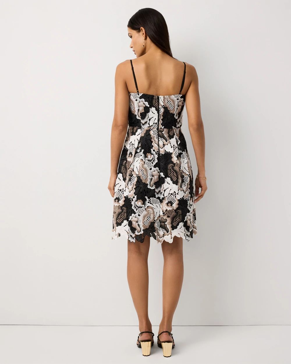 Petite Lace Mini Dress