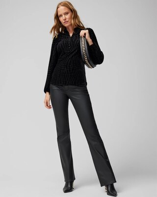 Velvet Burnout Tunic
