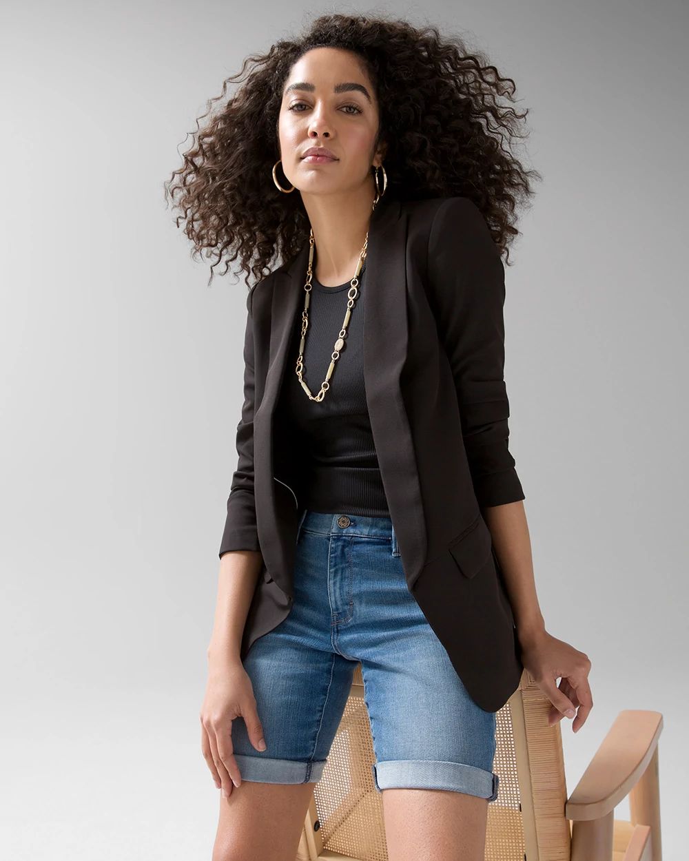 Curvy Mid-Rise Everyday Soft™ Bermuda Curvy