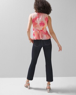 Ruched-Waist Blouse
